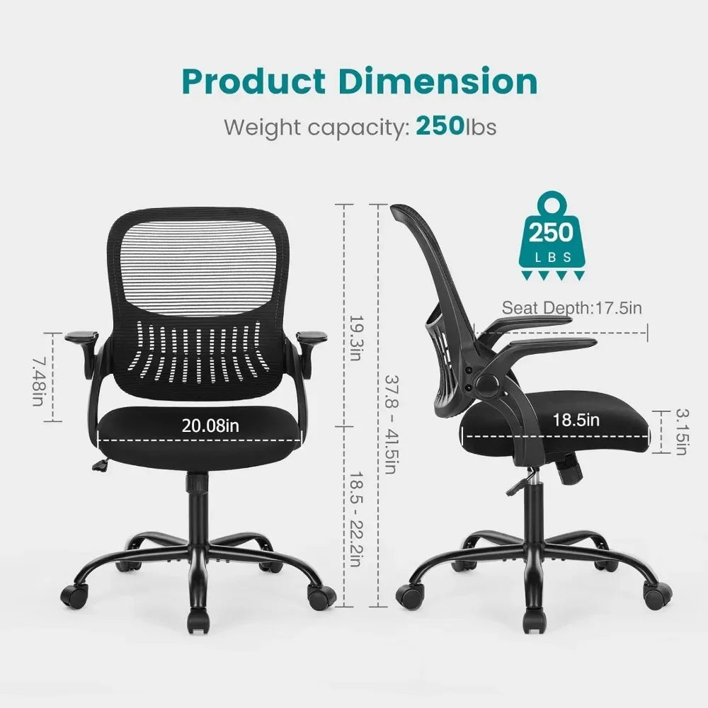 Office Chair,Mesh Rolling Work Swivel