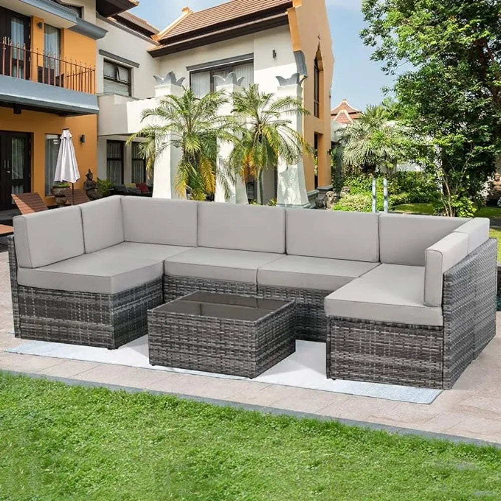 7 Pieces Patio Furniture Set