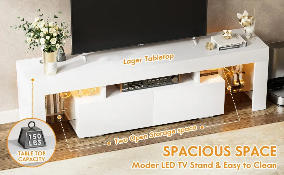 Modern LED TV Stand for Televisions up to 70"