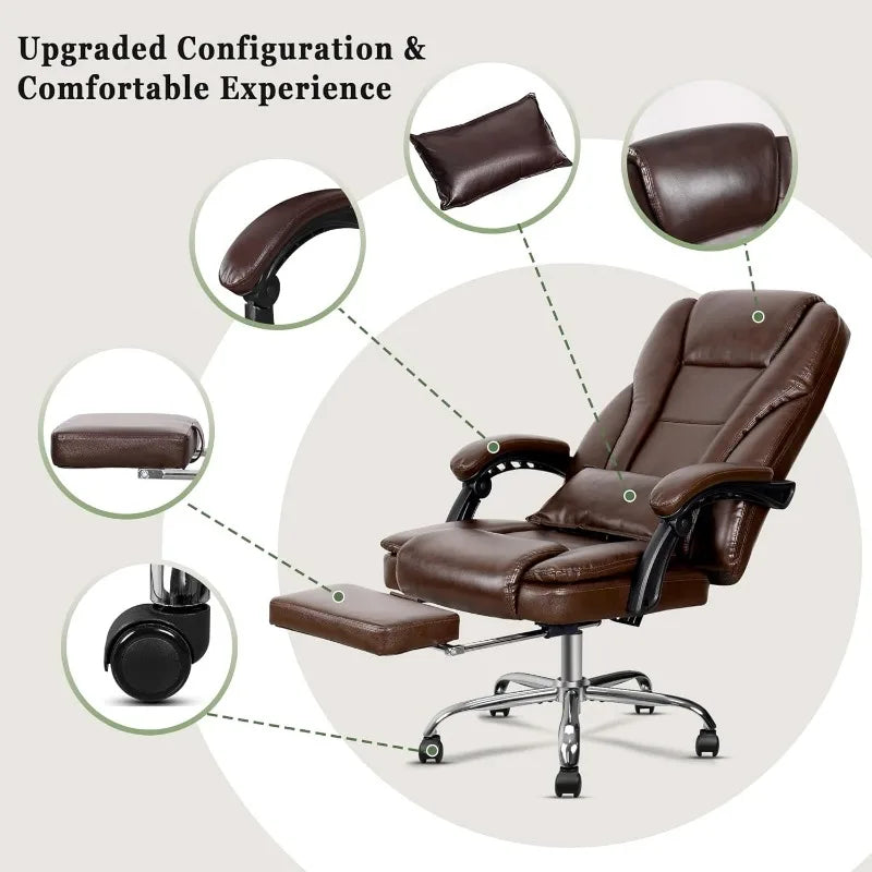 Ergonomic Office Chair with Heat and Massage,