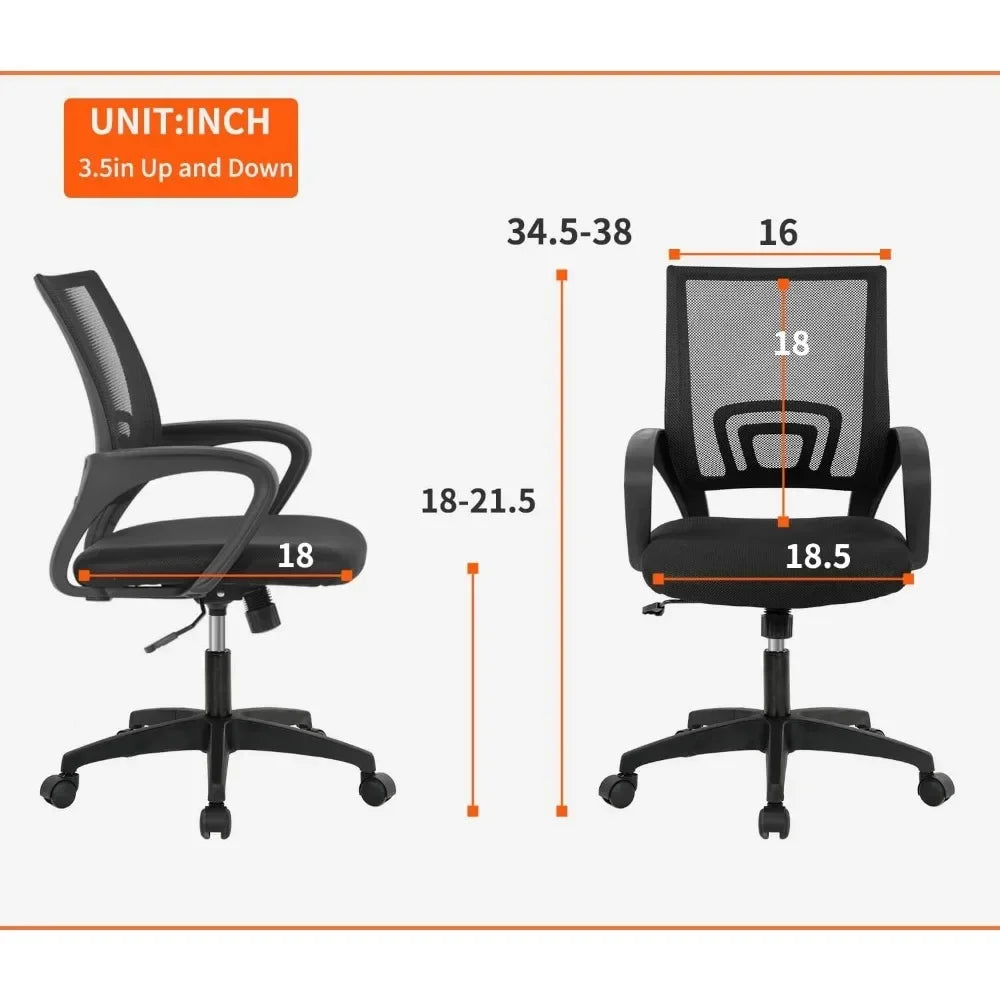 Home Office Chair Ergonomic Desk Chairs Mesh Computer