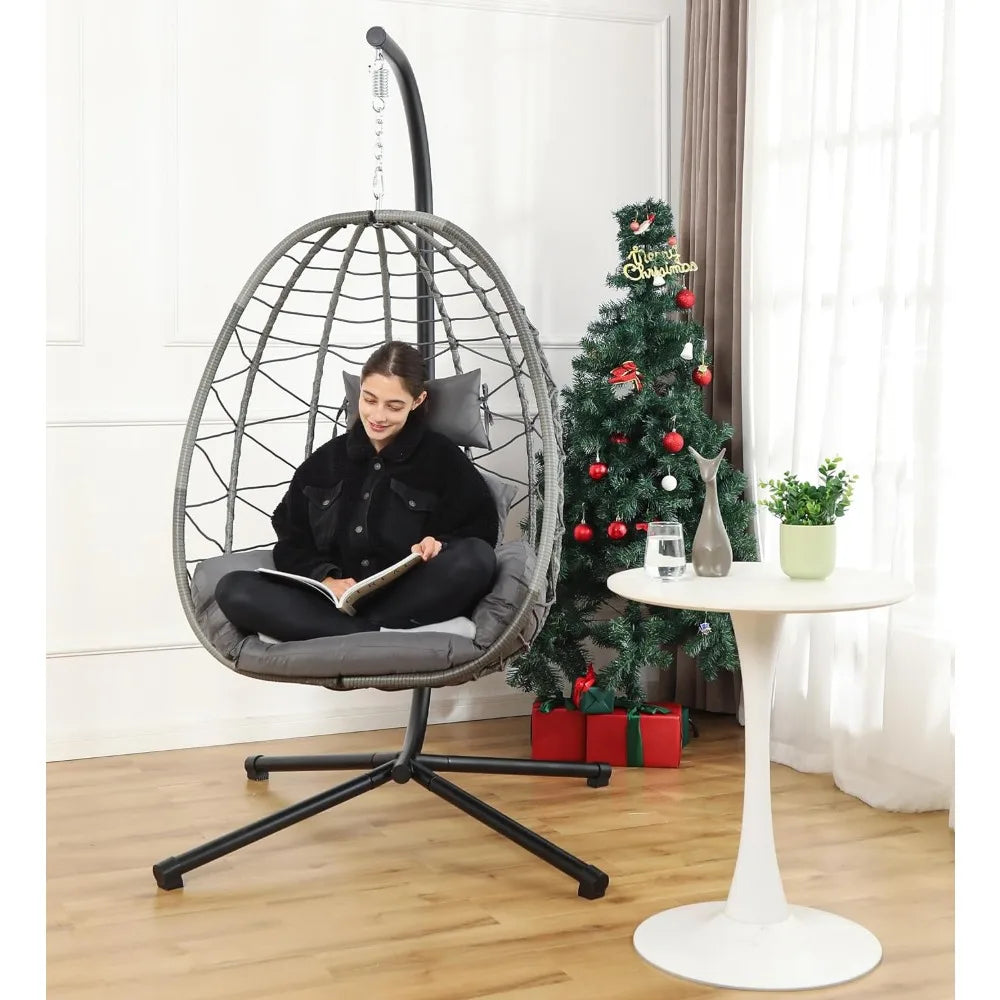 Egg Chair with Stand, Hammock Hanging Chair