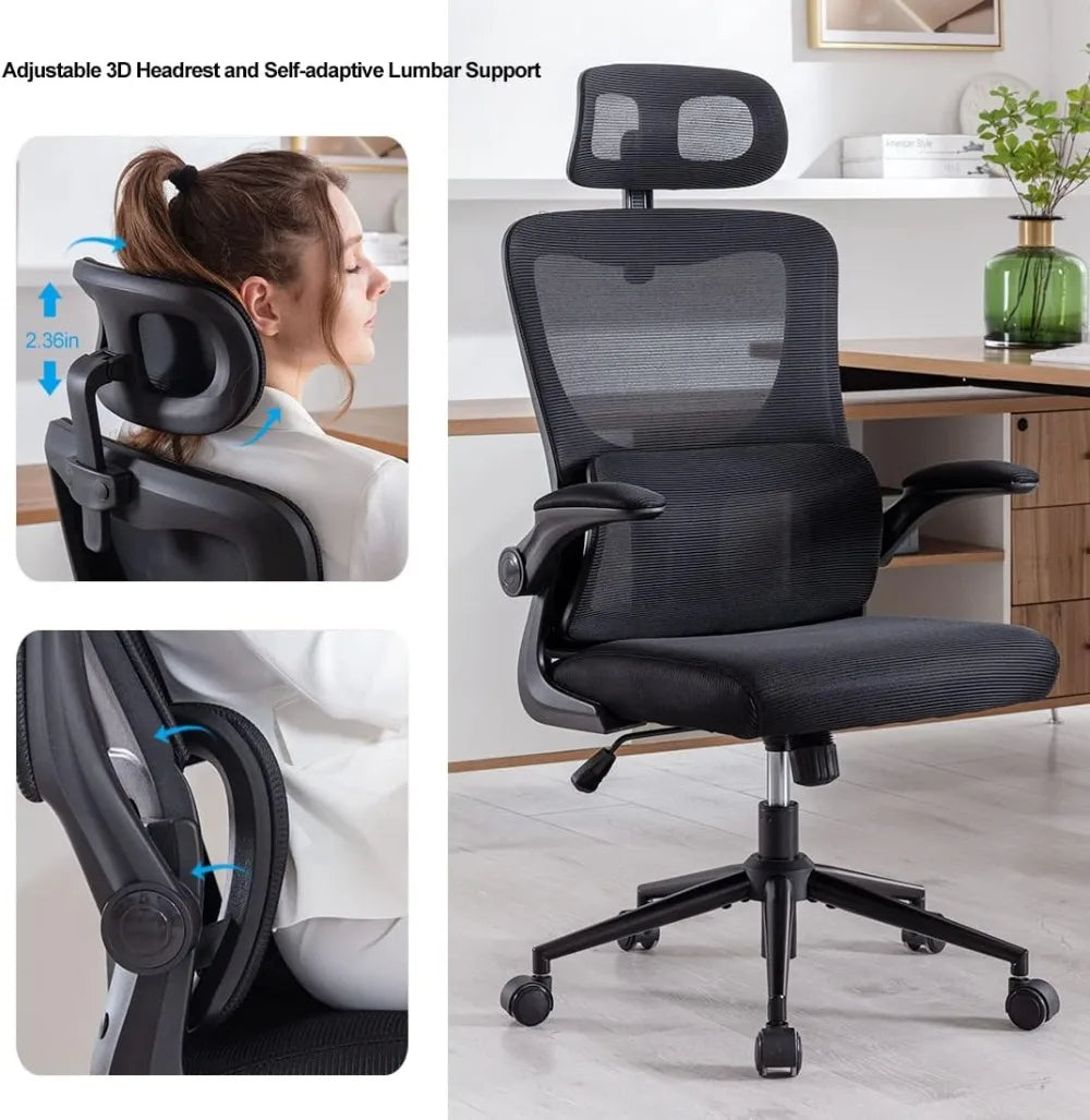 Office Chair Height-Adjustable Ergonomic Desk Chair