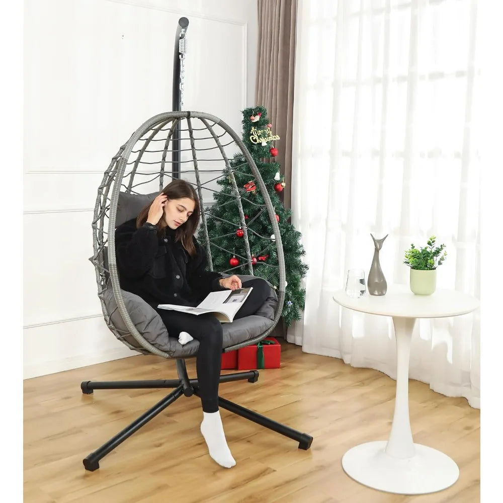 Egg Chair with Stand, Hammock Hanging Chair