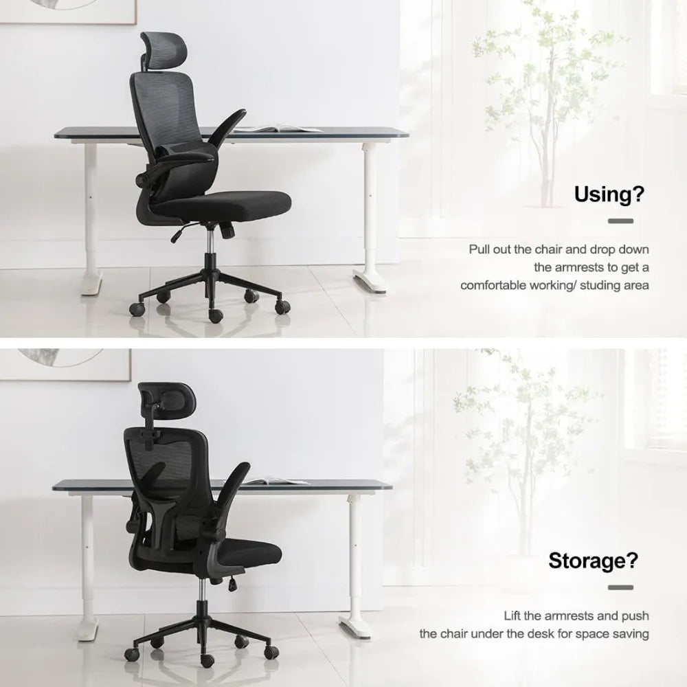 Office Chair Height-Adjustable Ergonomic Desk Chair