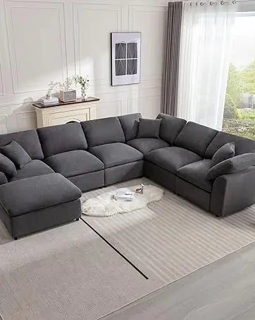 Convertible Sectional Couches for Living Room,