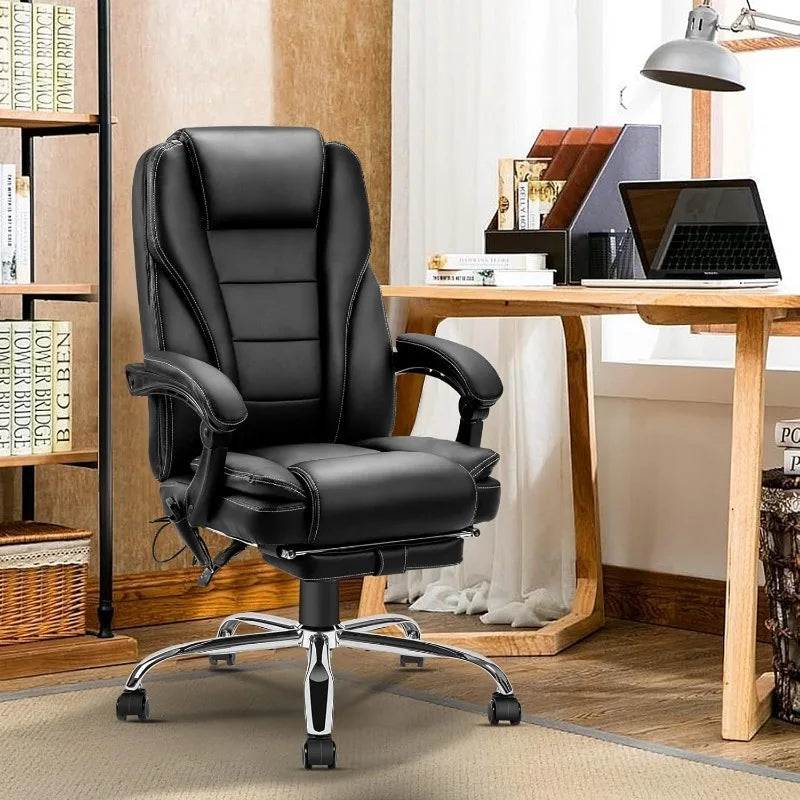 Ergonomic Office Chair with Heat and Massage,