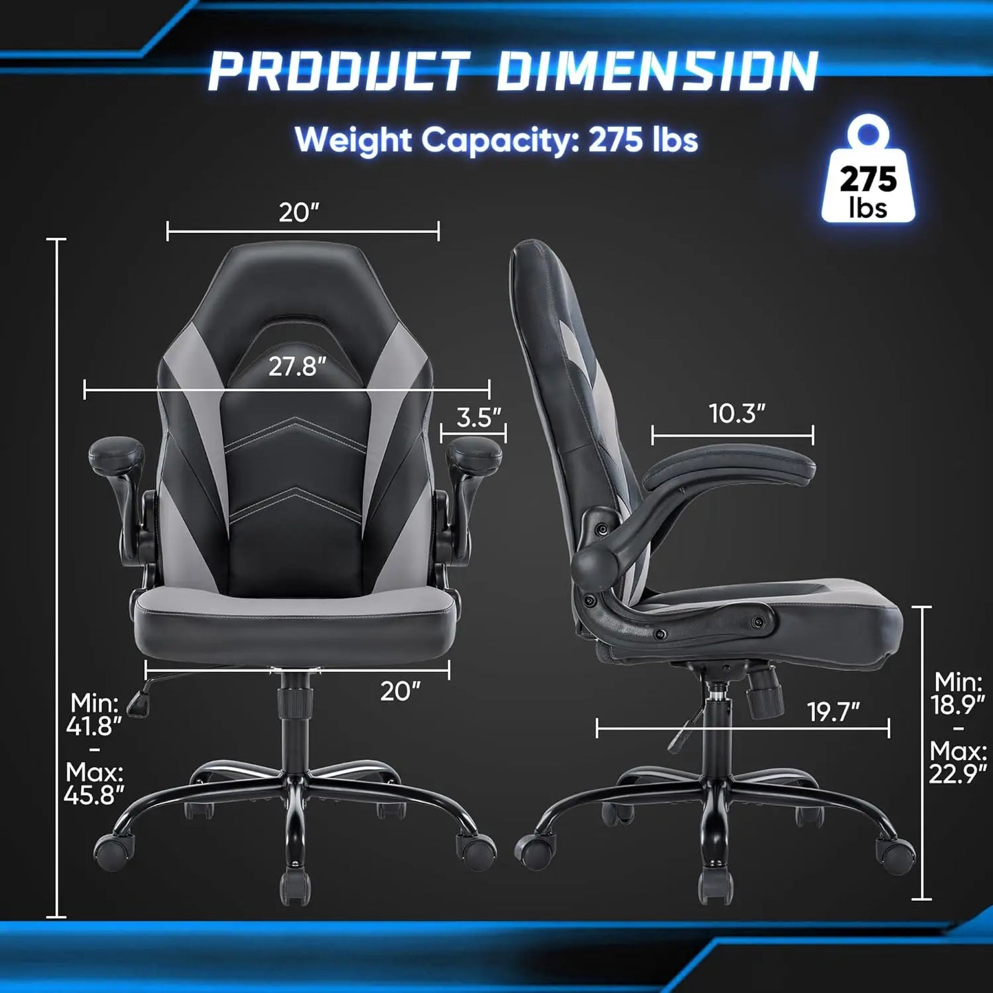 Leather Gaming Computer Chair