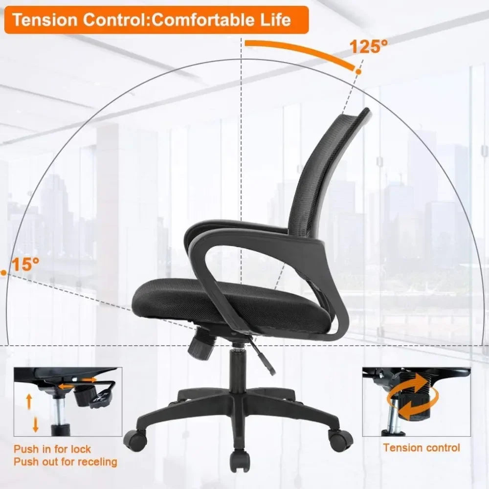 Home Office Chair Ergonomic Desk Chairs Mesh Computer