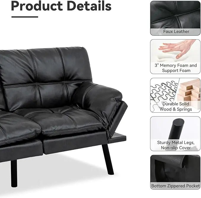 Convertible Futon Sofa Bed