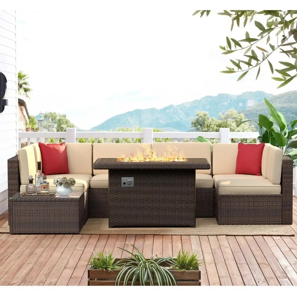 Patio Furniture Set 8PCS