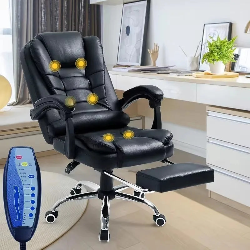 Ergonomic Office Chair with Heat and Massage,