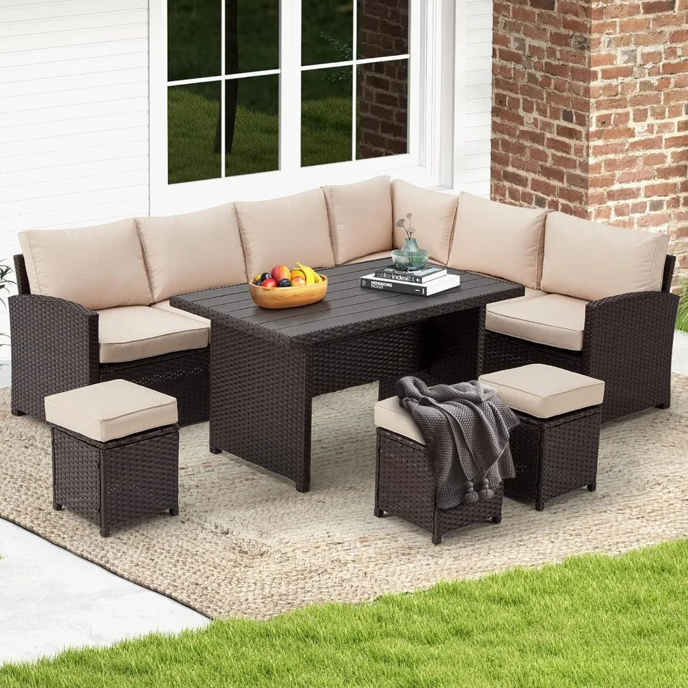 7 Pieces Patio Furniture Set,