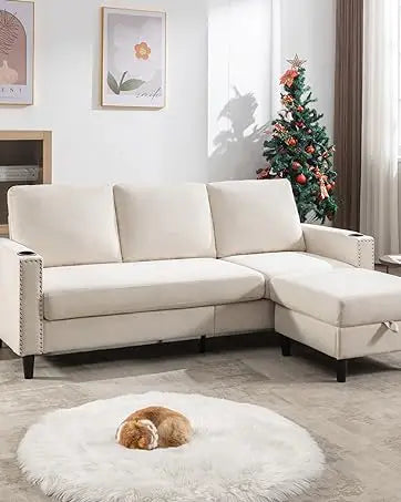 Convertible Sectional Couches for Living Room,