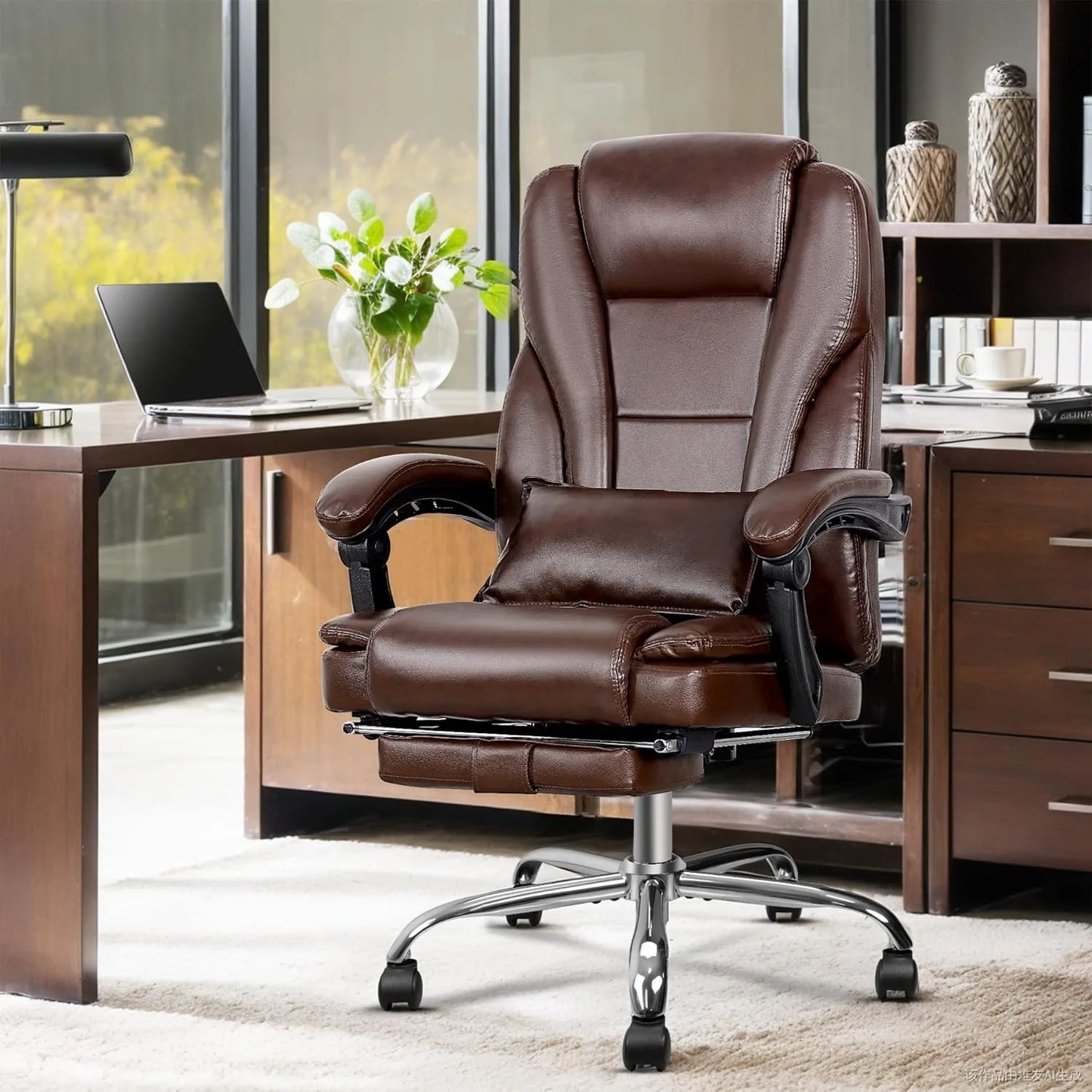 Ergonomic Office Chair with Heat and Massage,