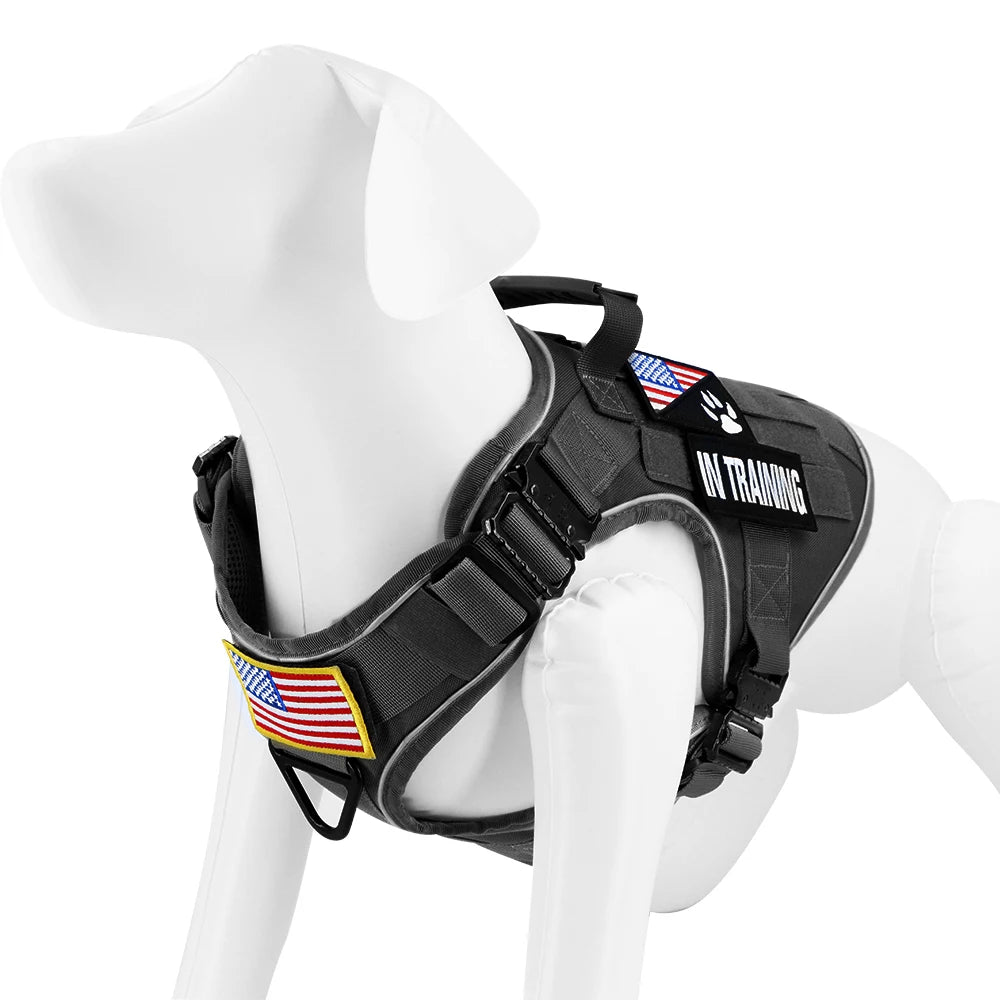 4 Metal Buckles Dog Harness